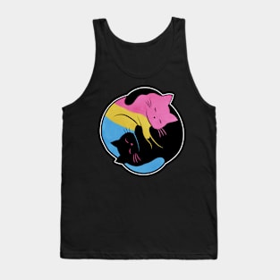 Pansexual Eternal Yin Yang Cat Tank Top